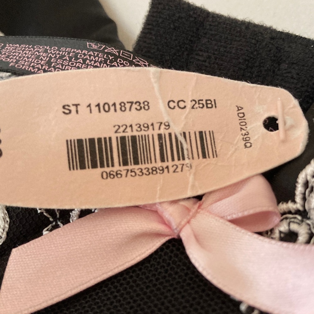 Victoria's Secret Black and Pink Polka Dot Chemise - Picture 5 of 5